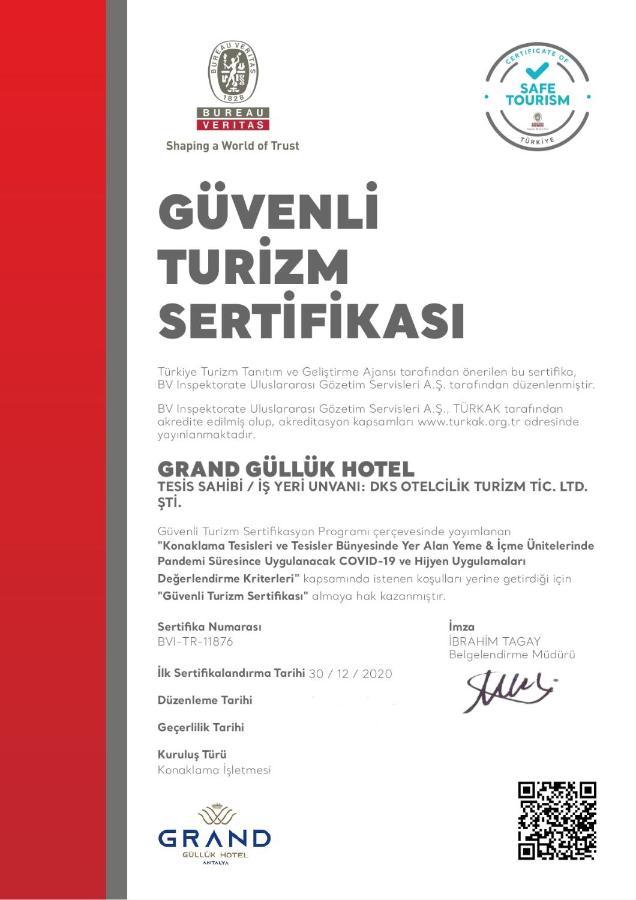Grand Gulluk Hotel & Spa City Center Antalya Exteriör bild